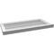 Ekena Millwork Vertical Surface Mount PVC Gable Vent w/ 2"W x 2"H , Brickmould Sill Frame, 32"W x 16"H GVPVE32X1603SN - alternate 2